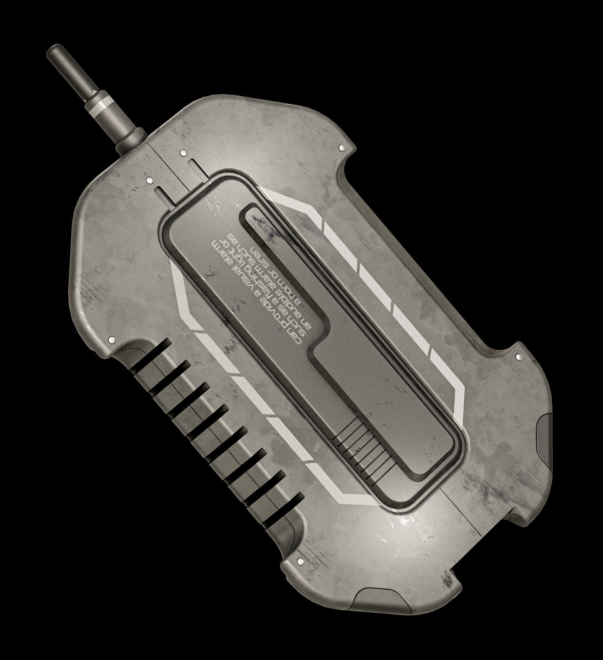 Sci-fi Controller V31 PBR Low-poly 3D model_9