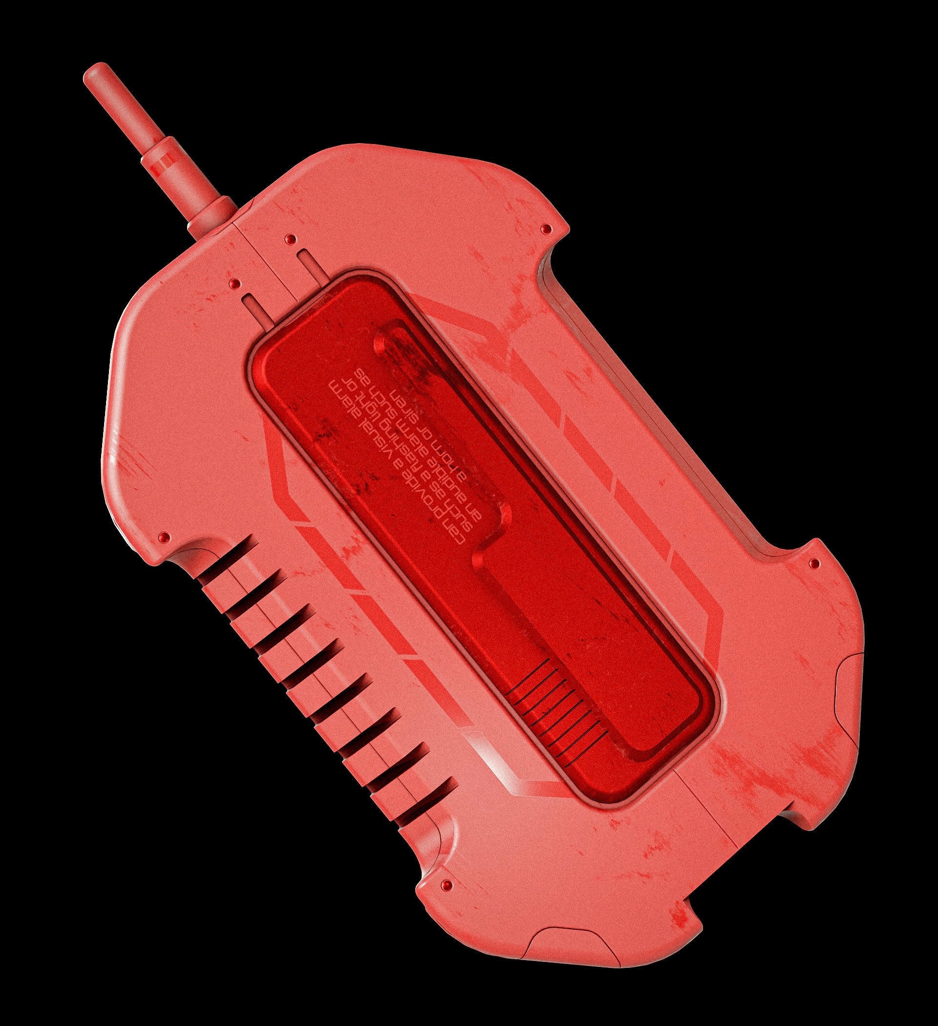 Sci-fi Controller V31 PBR Low-poly 3D model_11