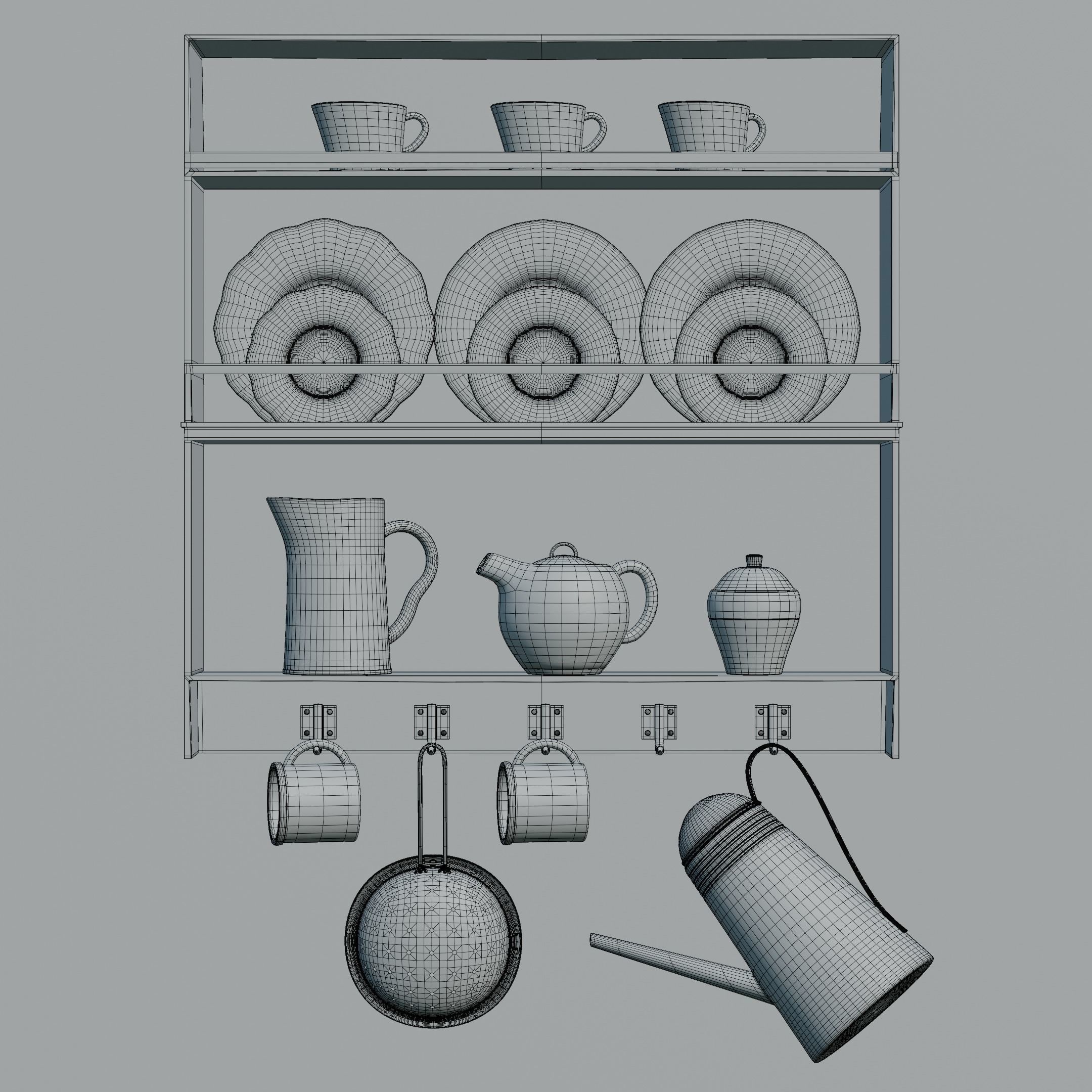 kitchen accessories 3D model_8