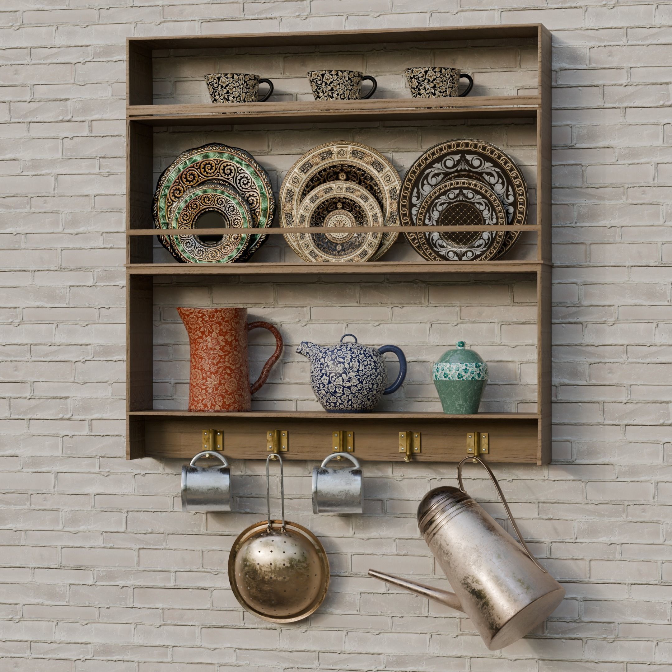 kitchen accessories 3D model_2