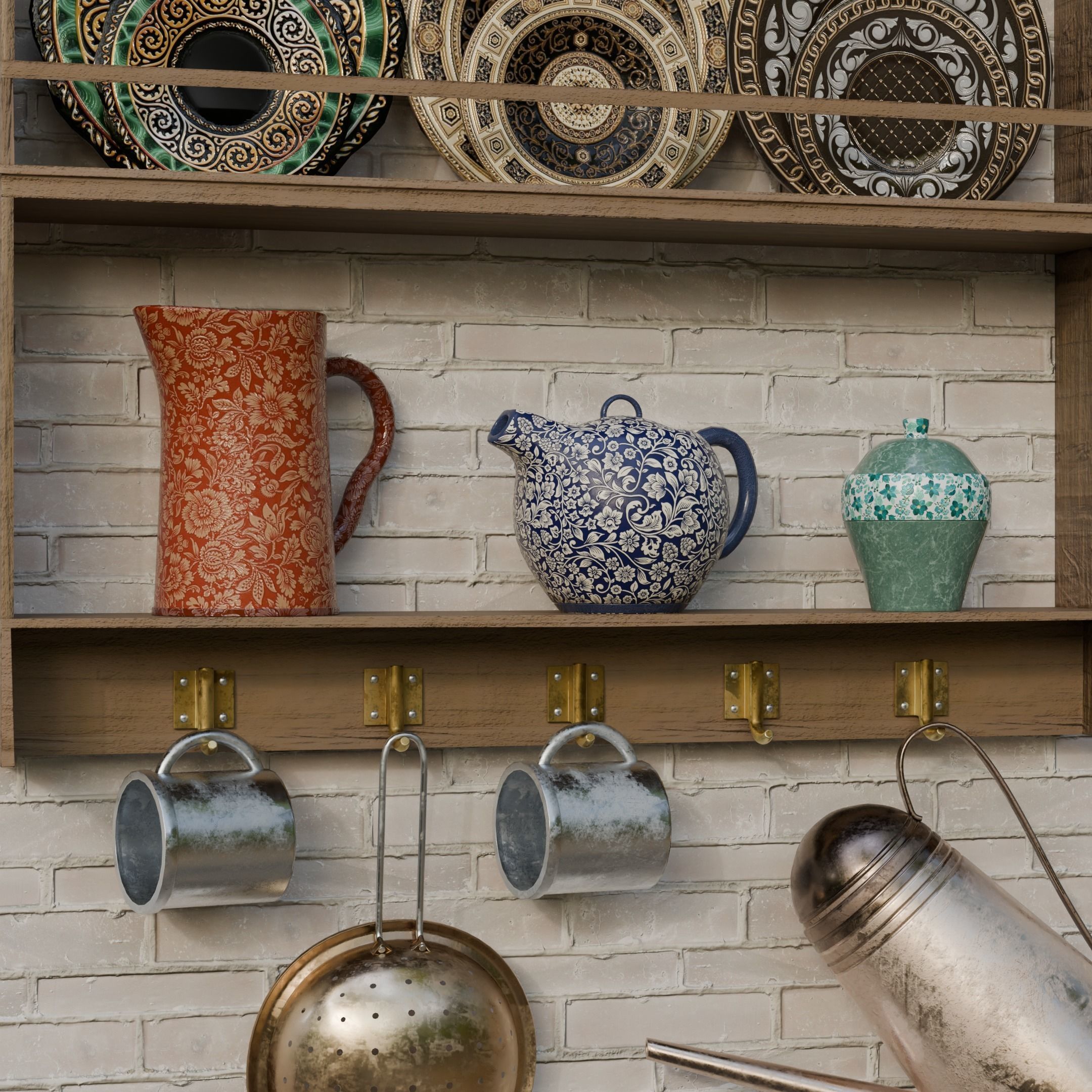 kitchen accessories 3D model_4