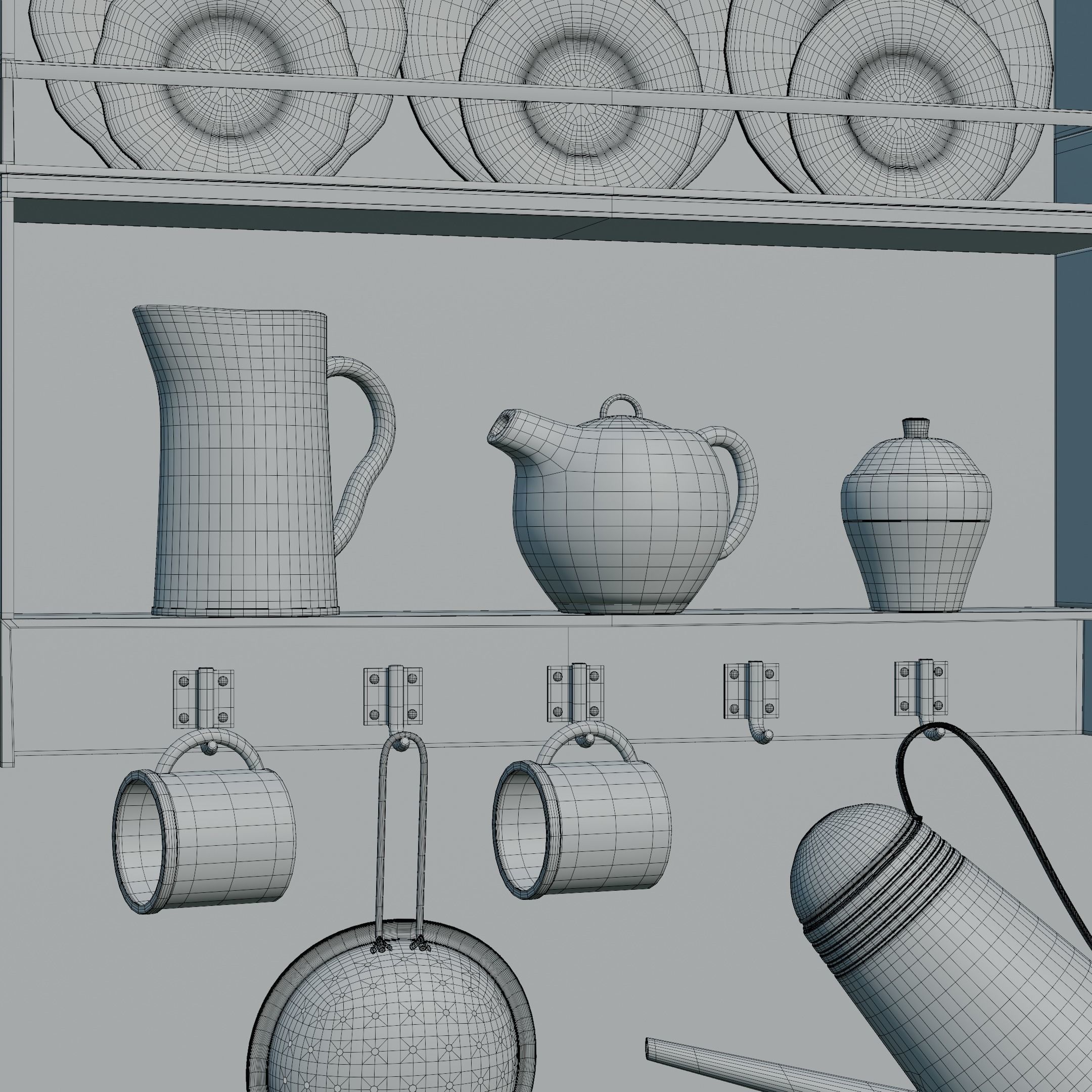 kitchen accessories 3D model_9