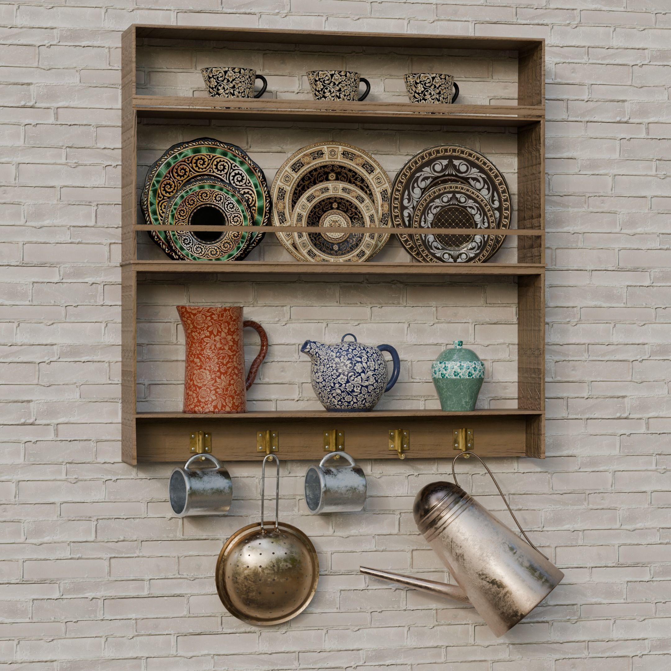 kitchen accessories 3D model_1