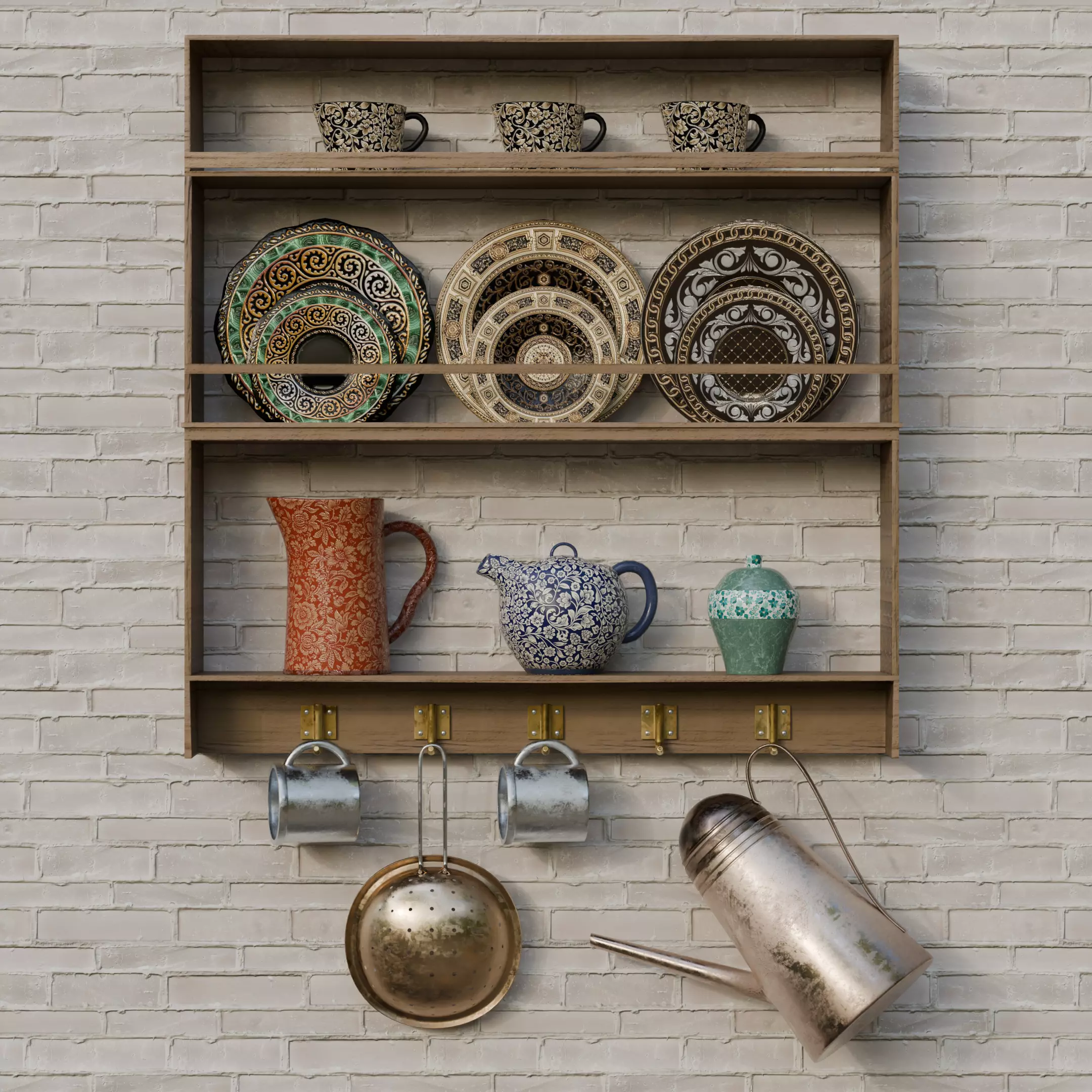 kitchen accessories 3D model_0