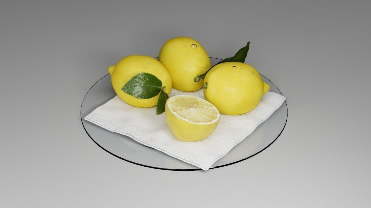 lemon 3D model_4