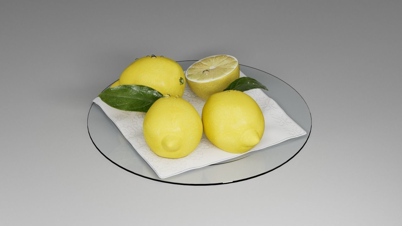 lemon 3D model_12