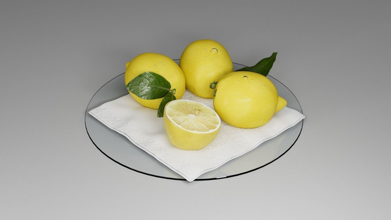 lemon 3D model_3