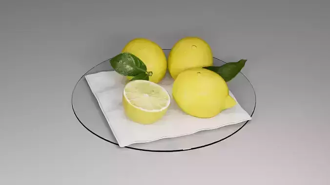 lemon 3D model