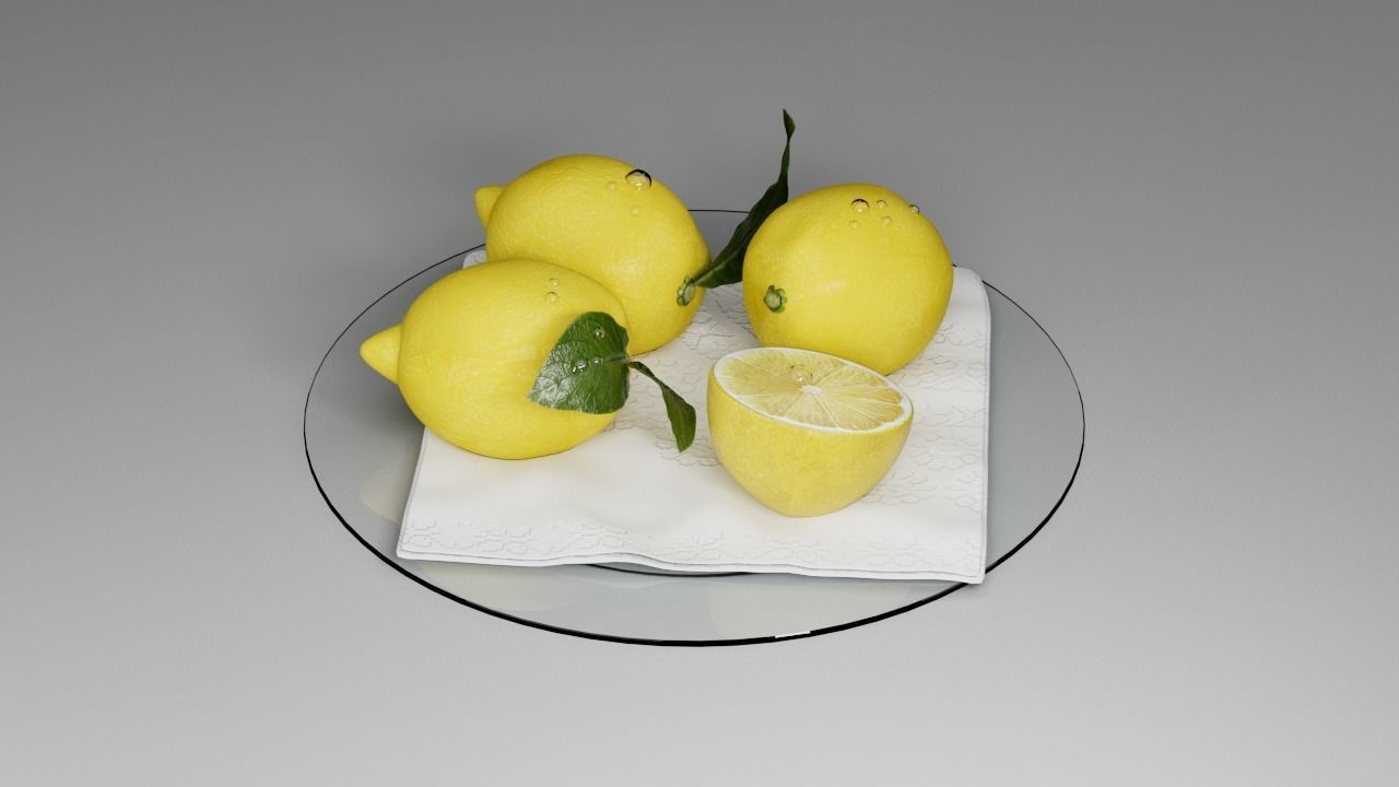 lemon 3D model_6