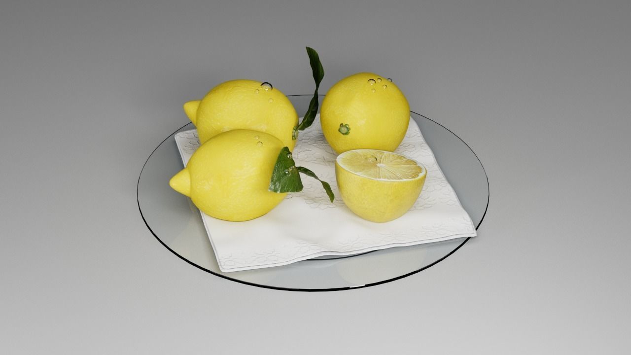 lemon 3D model_7