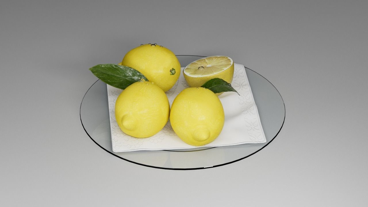 lemon 3D model_11