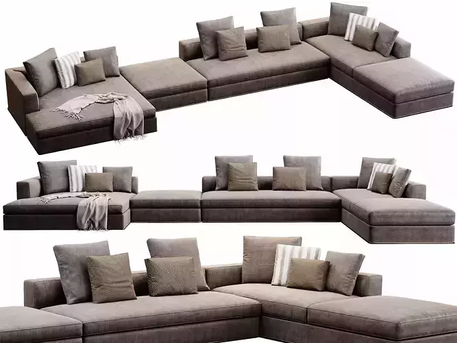 Powell Sofa 3D model