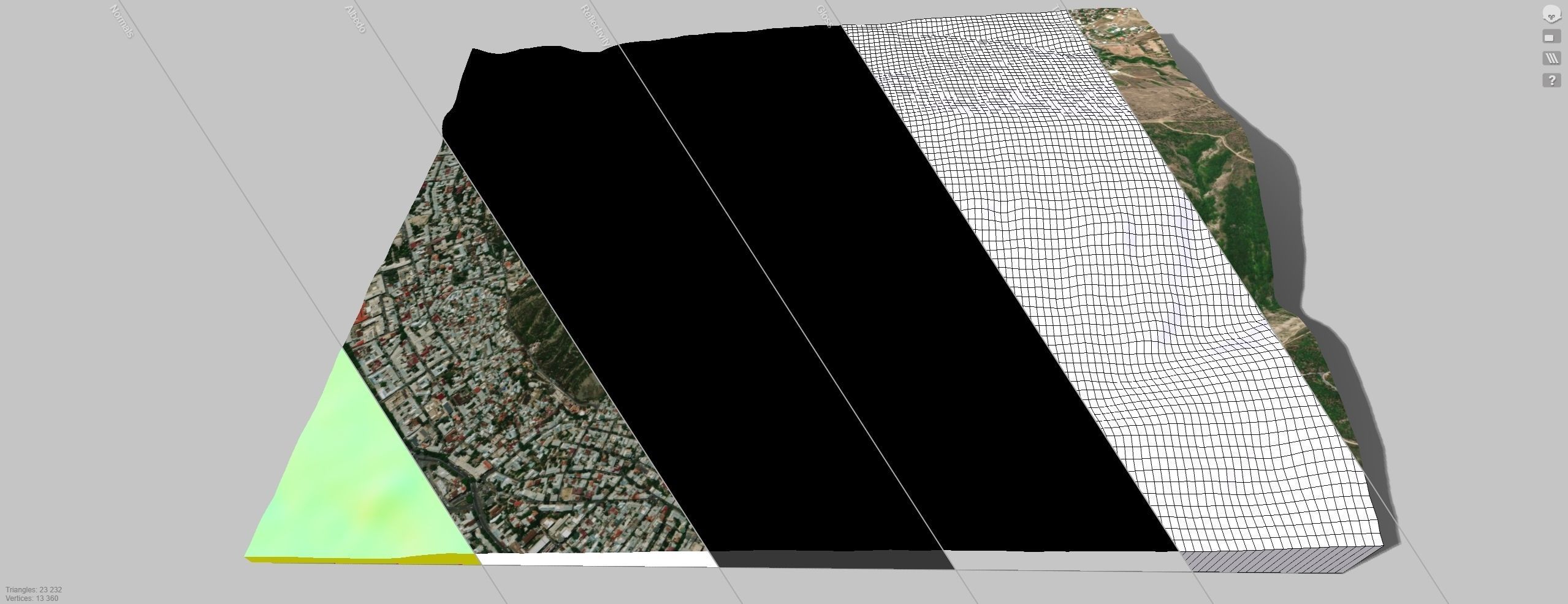 Mountain landscape Mtatsminda Tbilisi Georgia 3D model_15