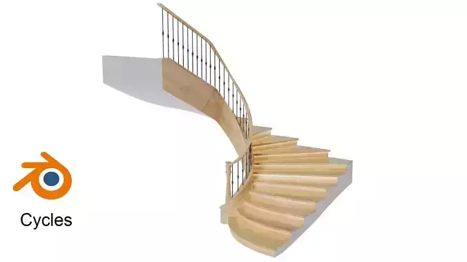Stairs 3D model