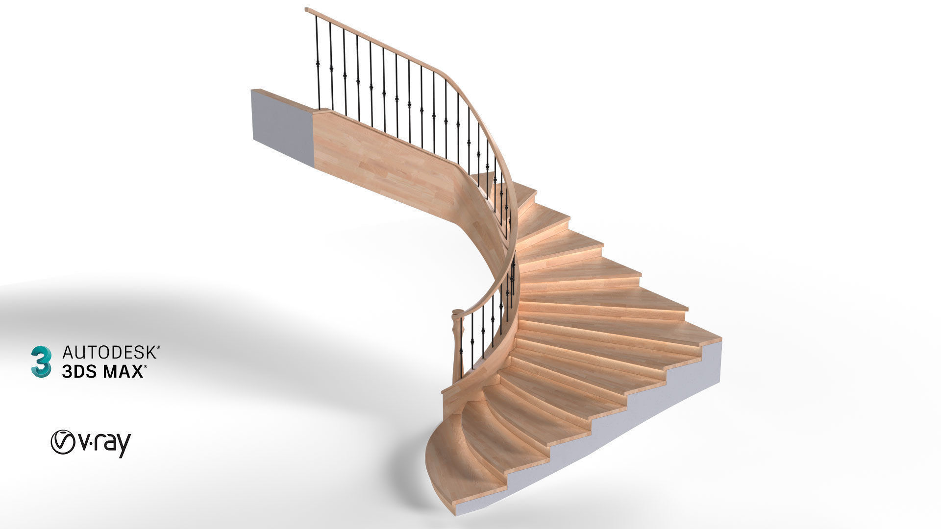 Stairs 3D model_1