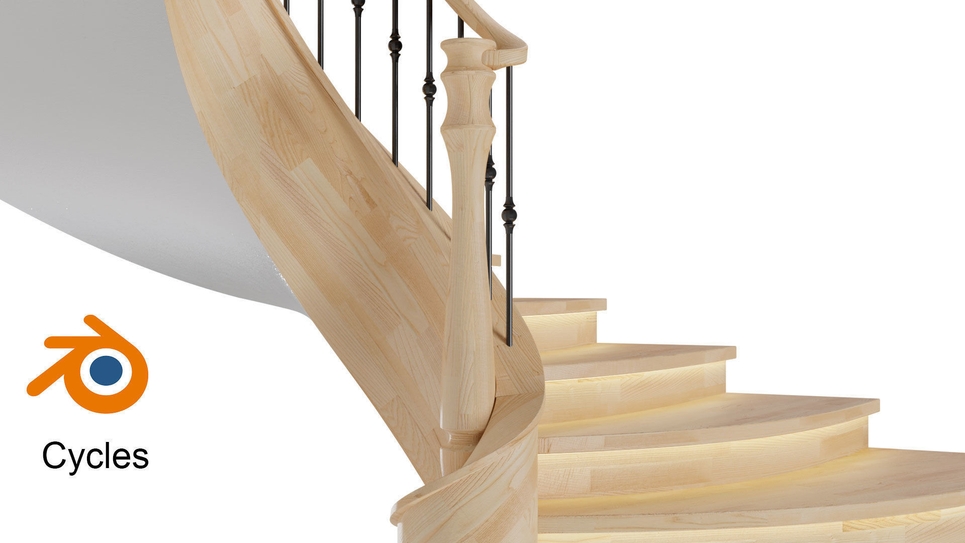 Stairs 3D model_2