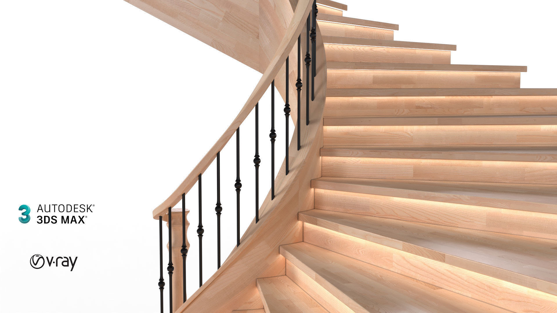 Stairs 3D model_9