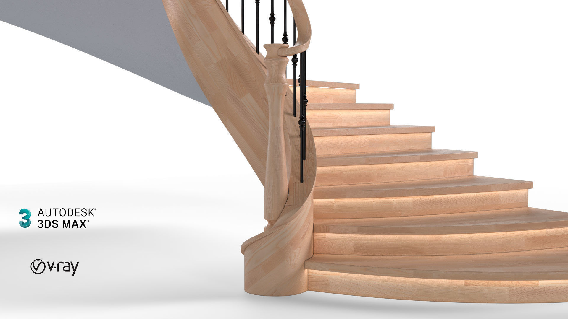 Stairs 3D model_6
