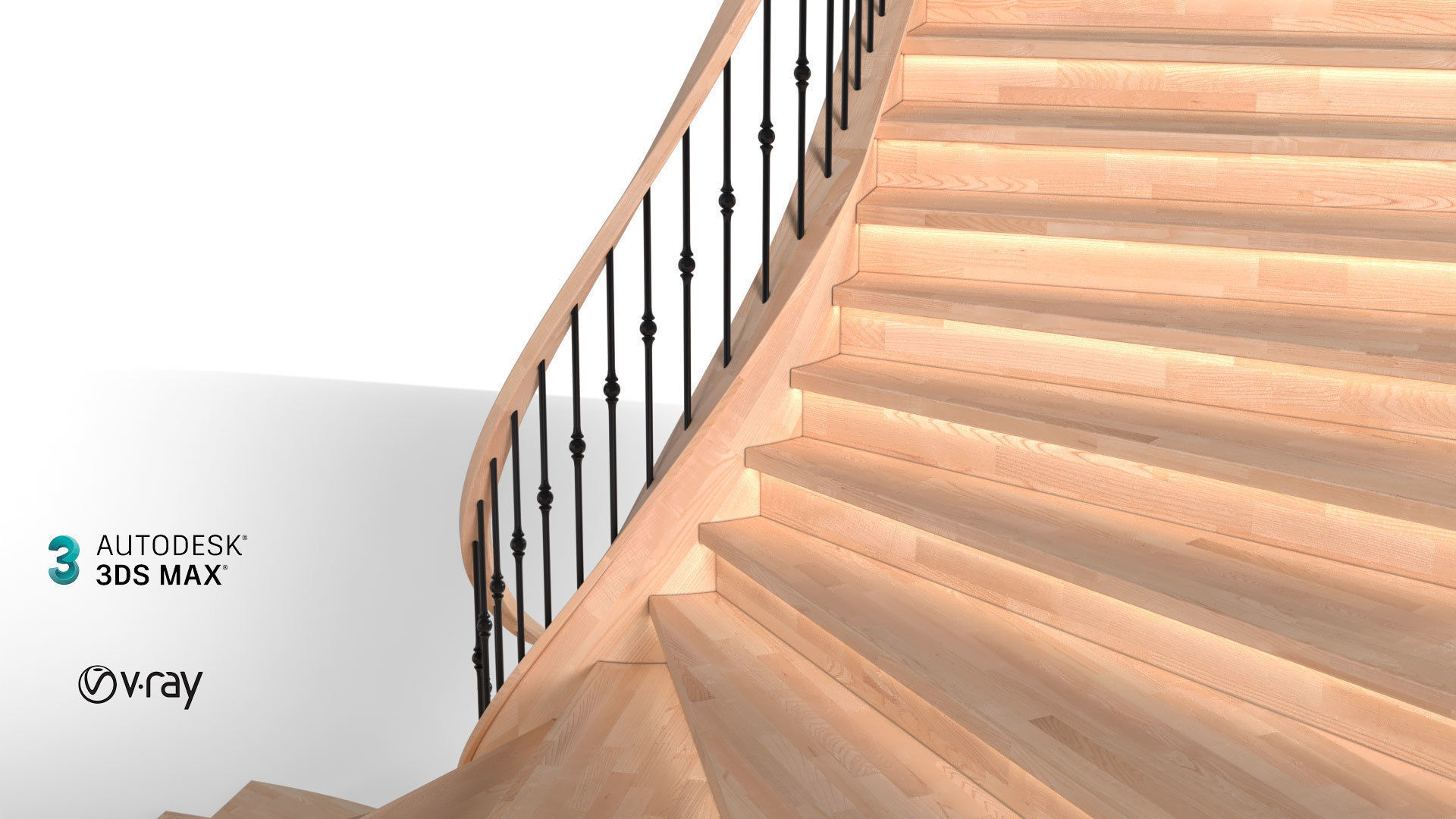Stairs 3D model_7