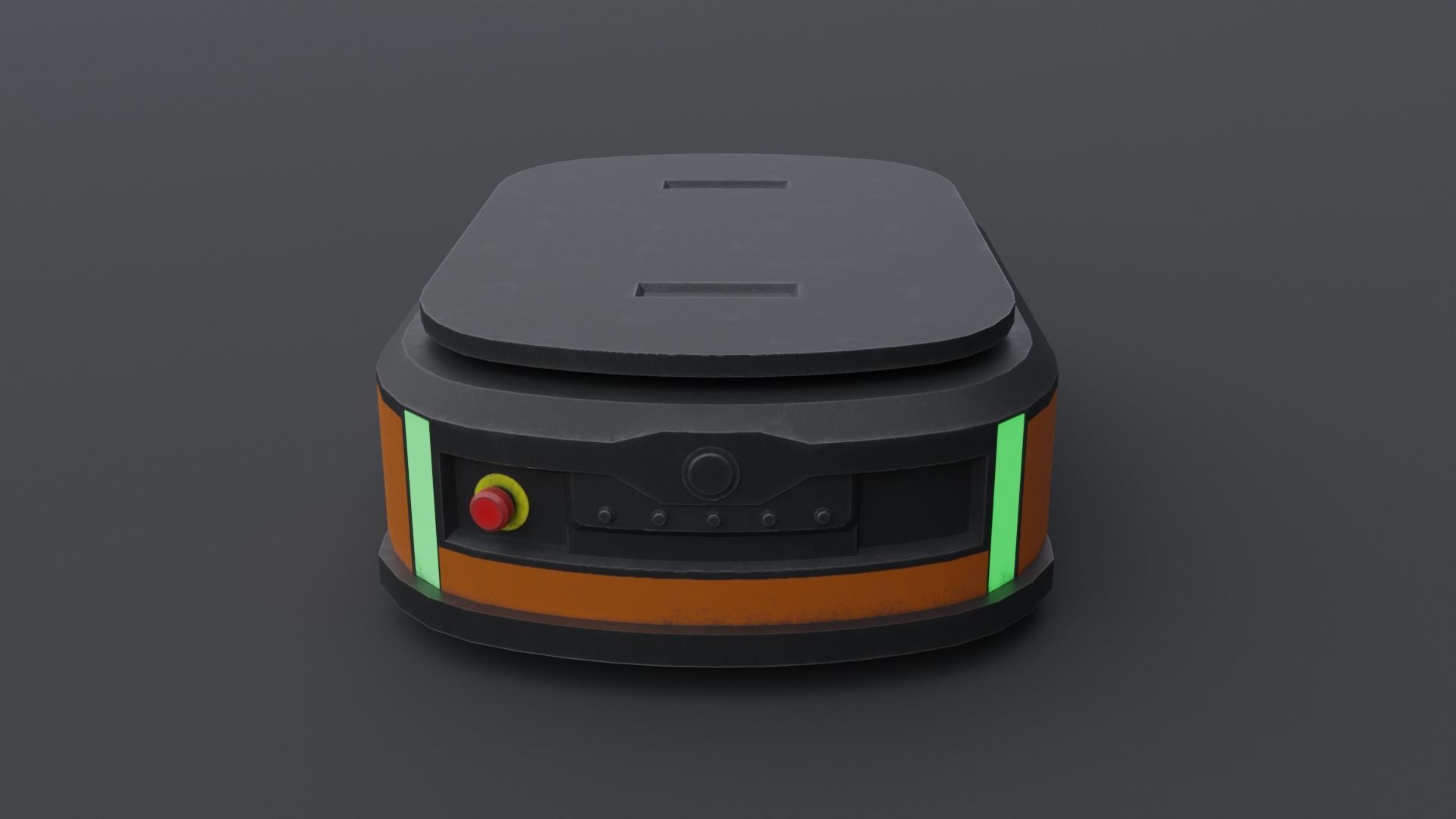 Autonomous Mobile Robot - AMR - Low Poly Low-poly 3D model_1