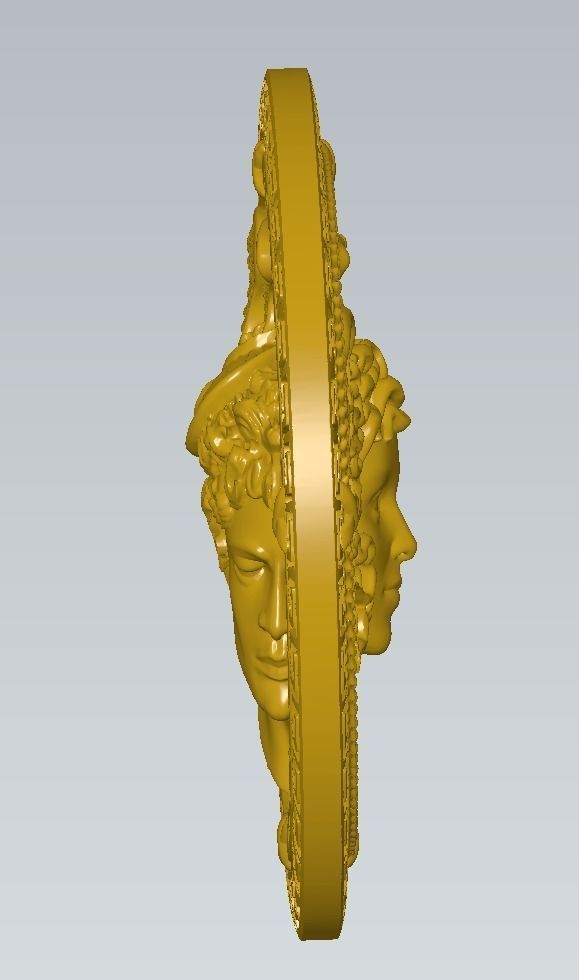 MedusaNpersius pendent  3D print model_2