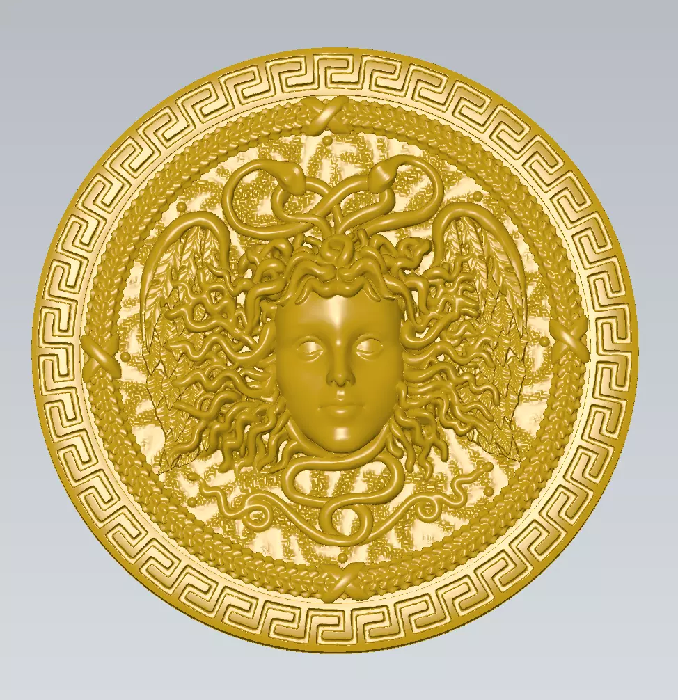 MedusaNpersius pendent  3D print model_0