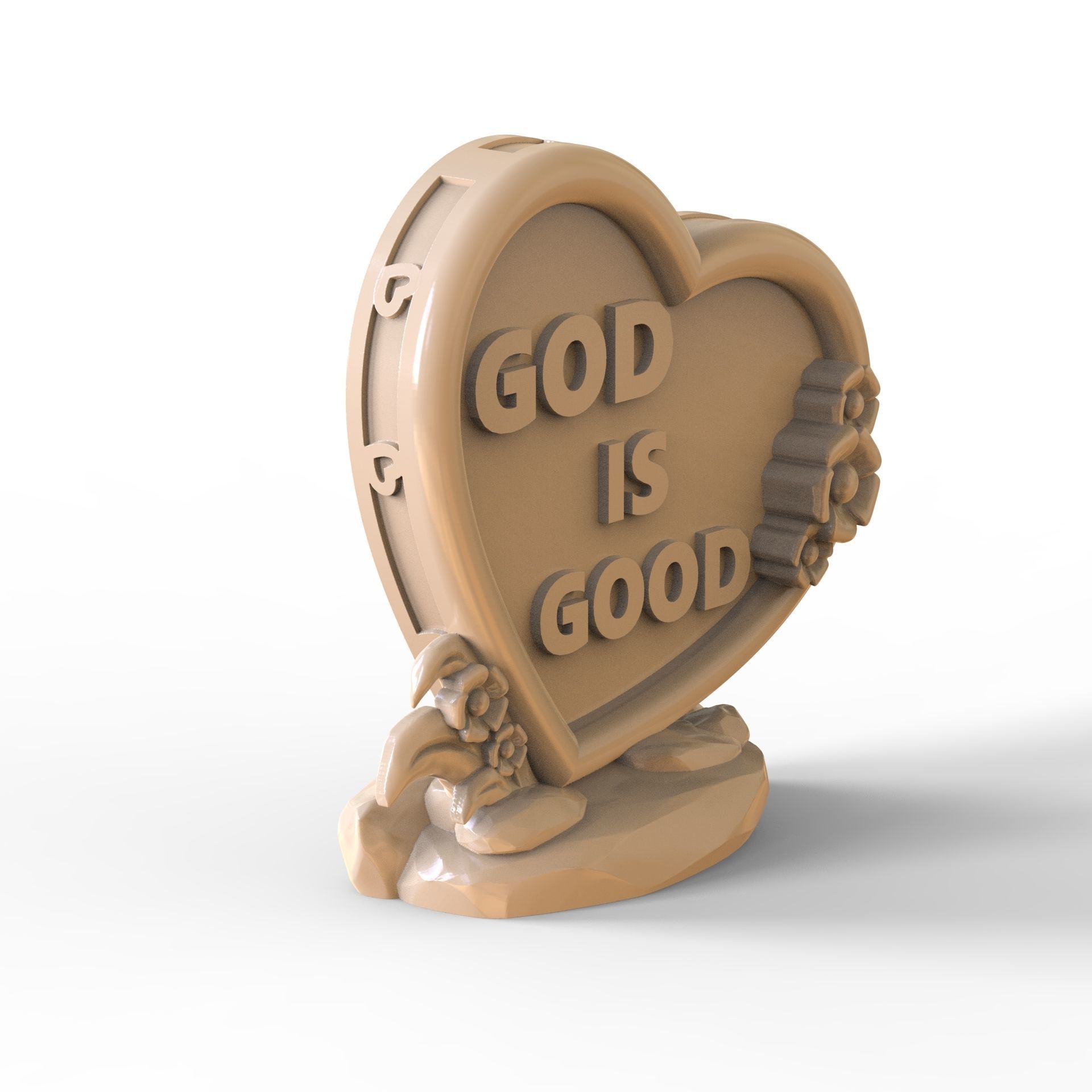 god is good TABLETOP 3D print model_27
