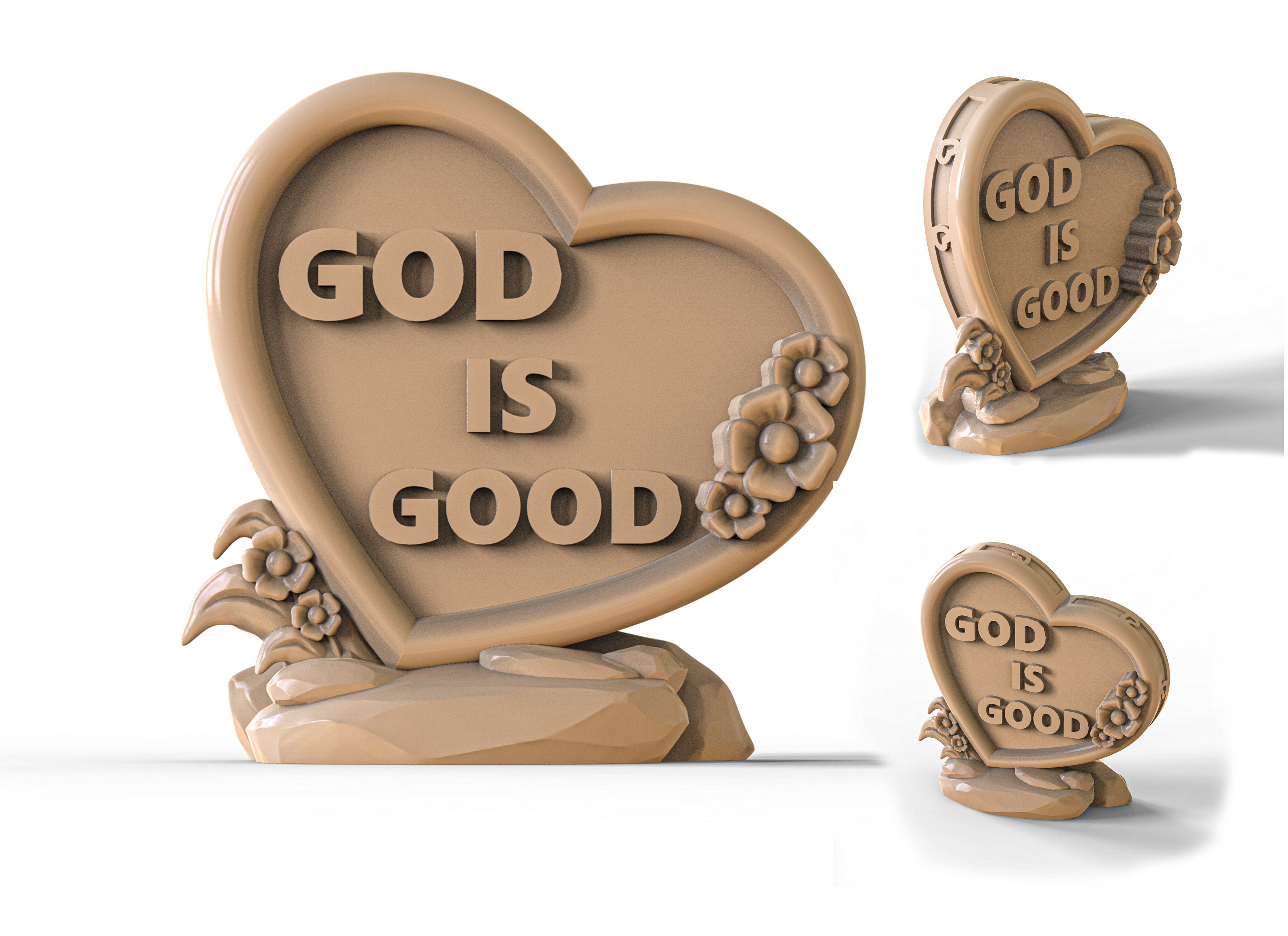 god is good TABLETOP 3D print model_49