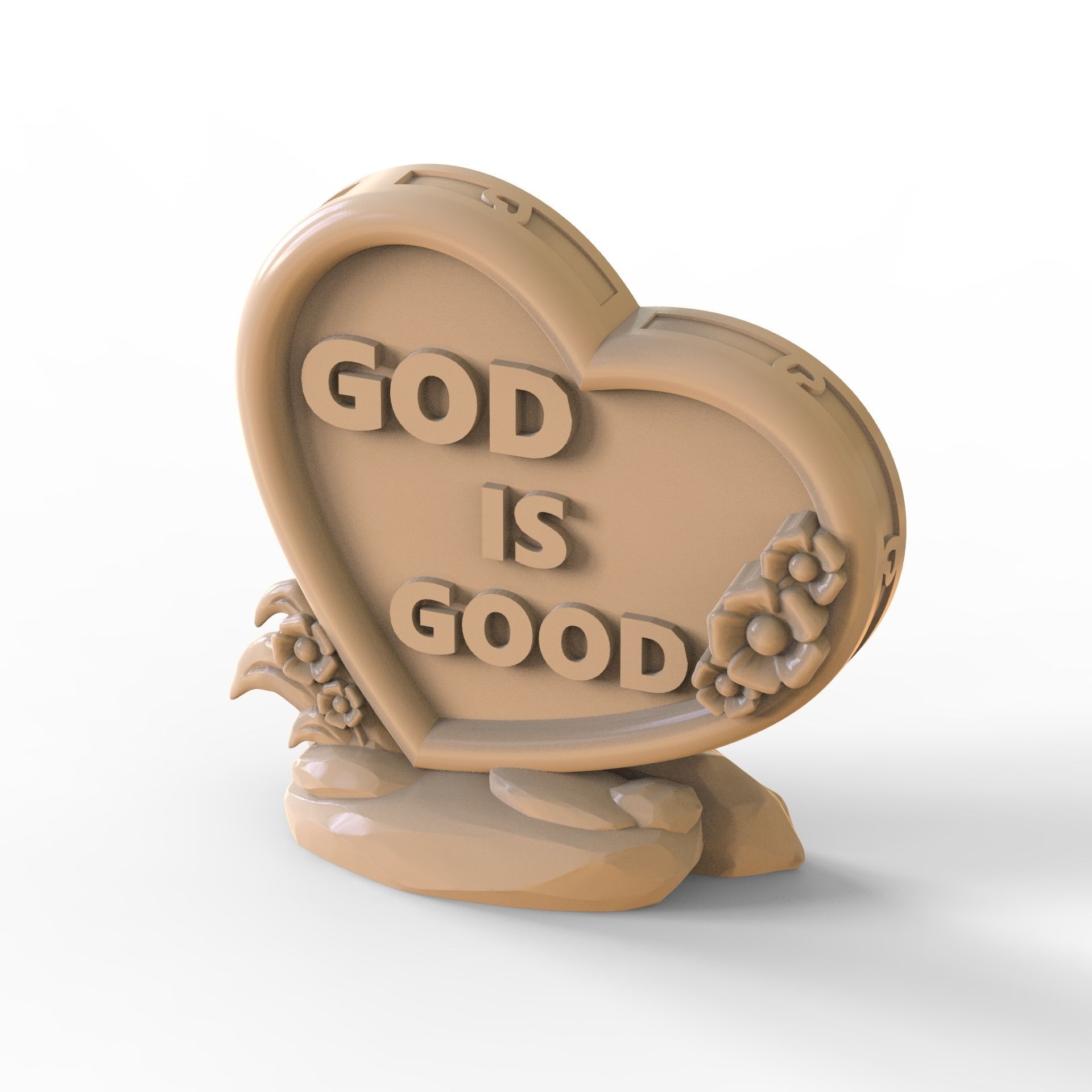 god is good TABLETOP 3D print model_2