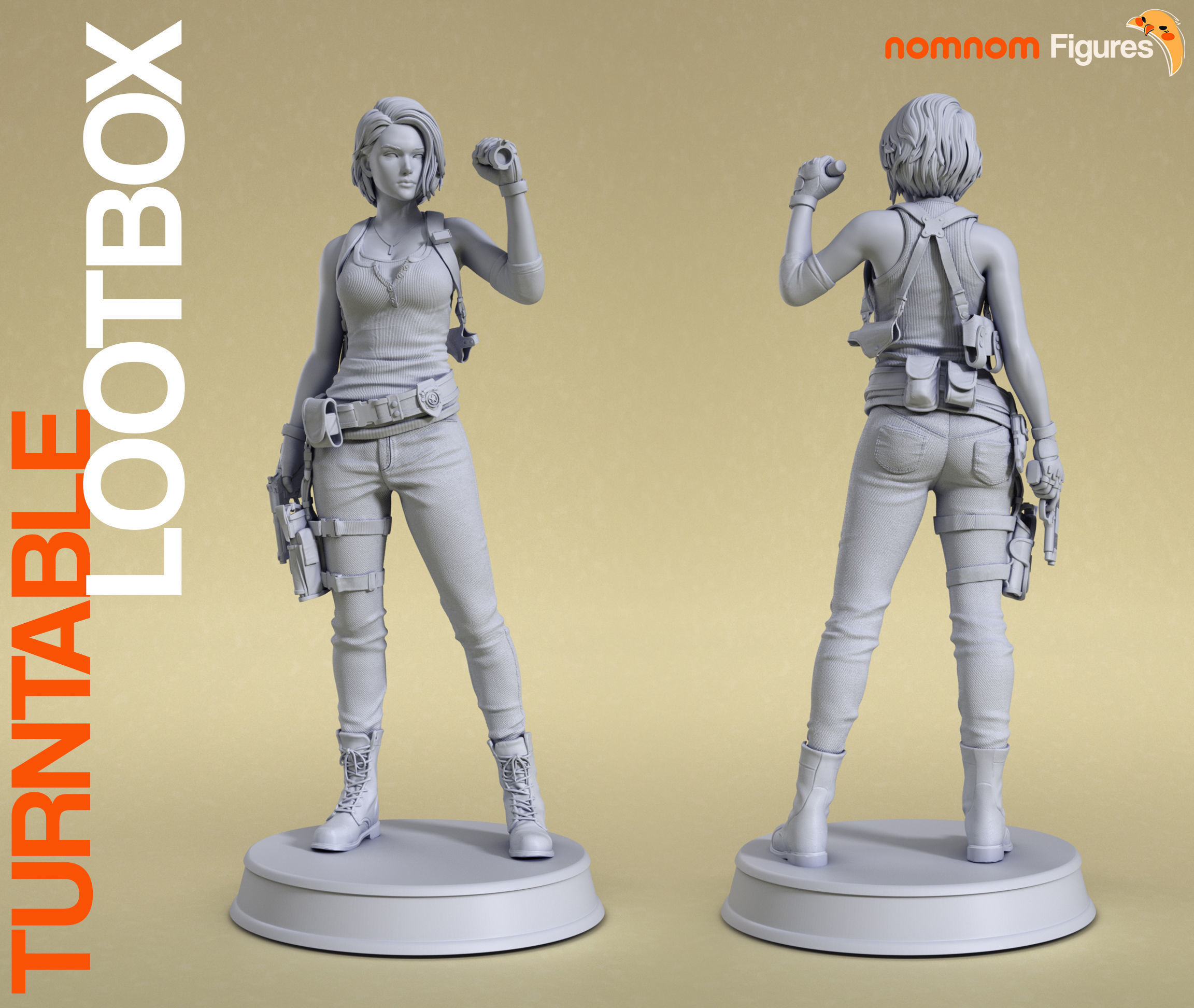 Jill Valentine - Resident Evil 3D print model_2
