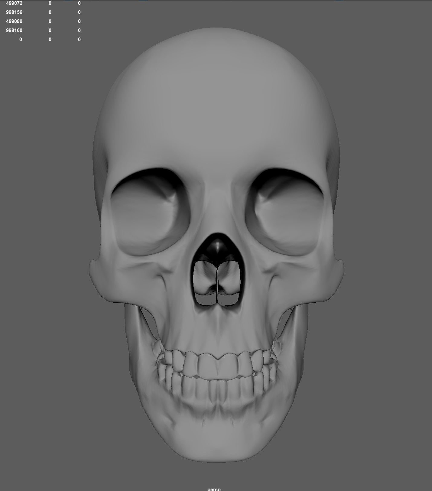 Scull 3D print model_2