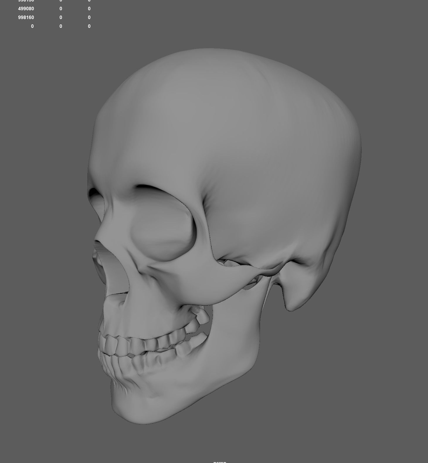 Scull 3D print model_8