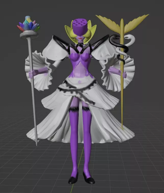 lotosmon  3D print model_0