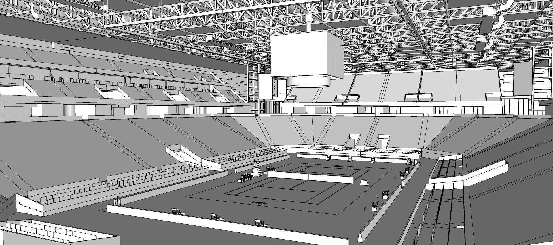 Inalpi Arena - Turin - Italy 3D model_15