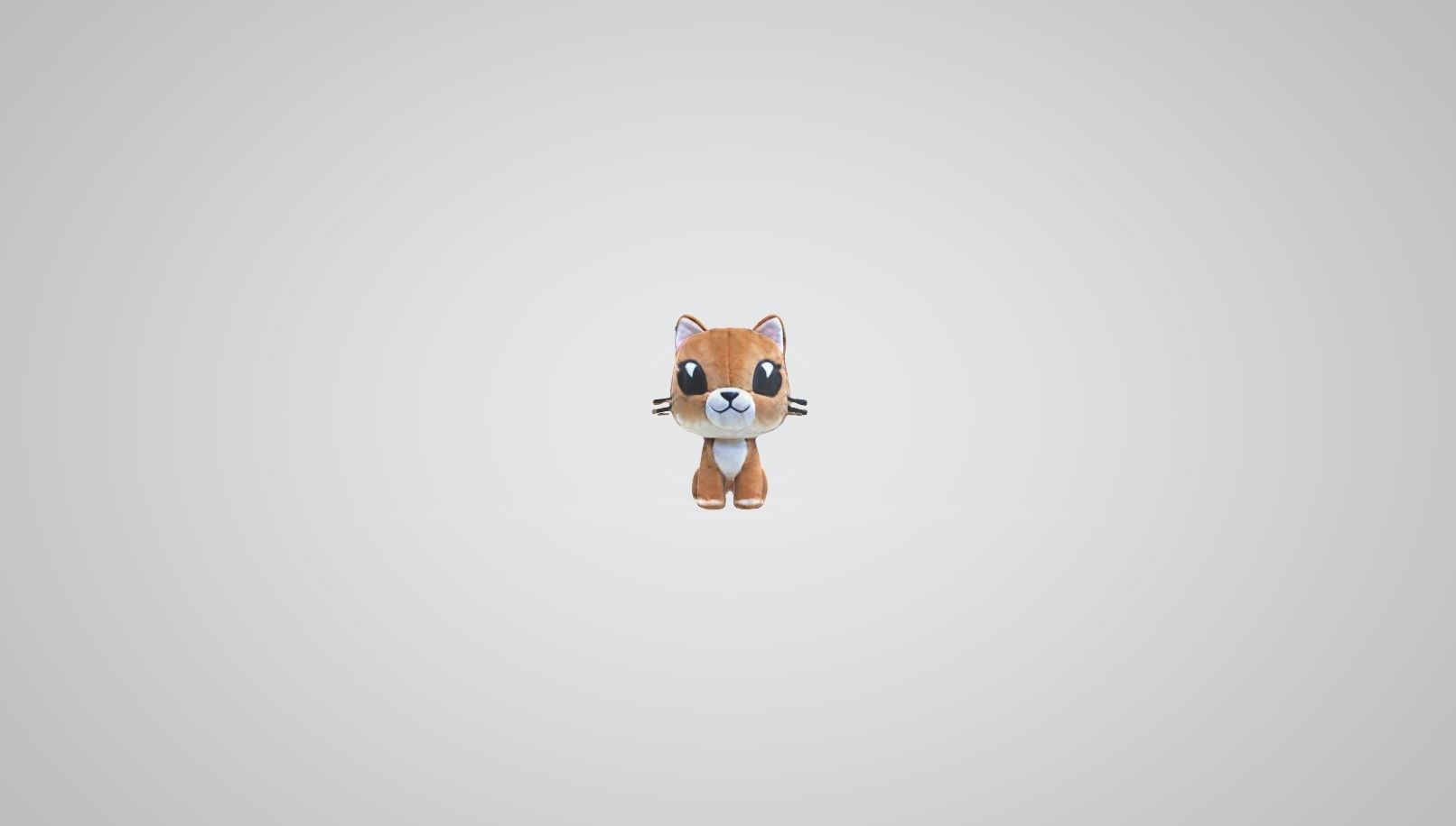 Kitten plushie  3D model_3