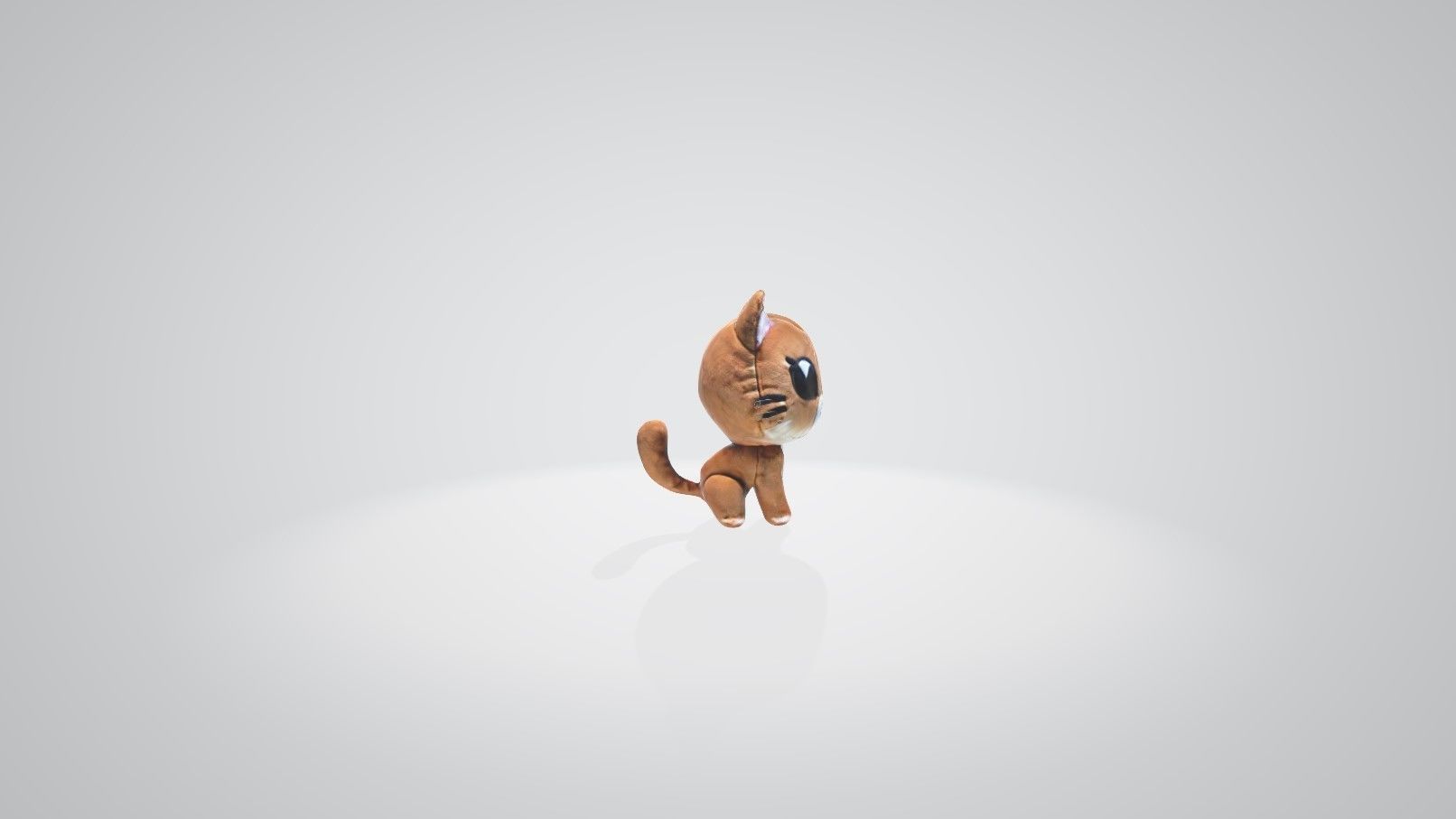 Kitten plushie  3D model_2