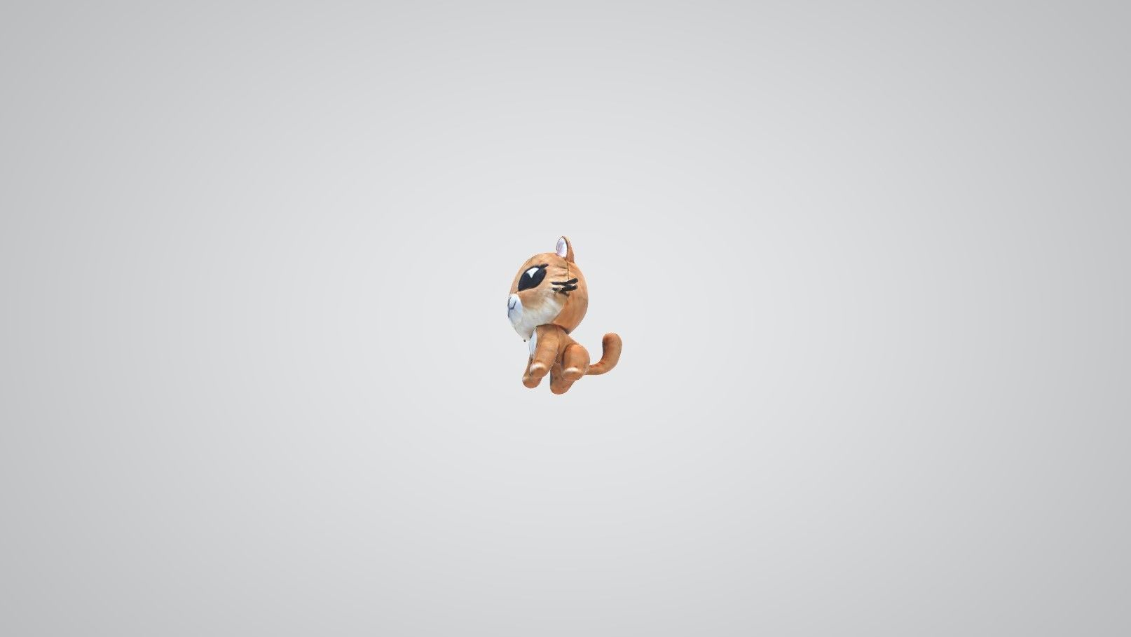 Kitten plushie  3D model_5