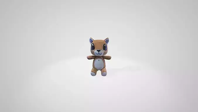 Cute female lion plushie