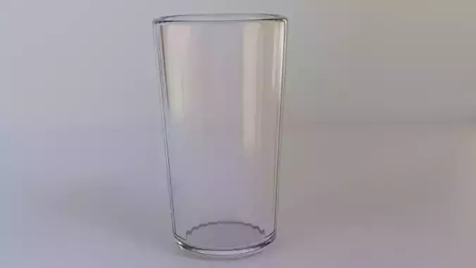 3D model of a glass