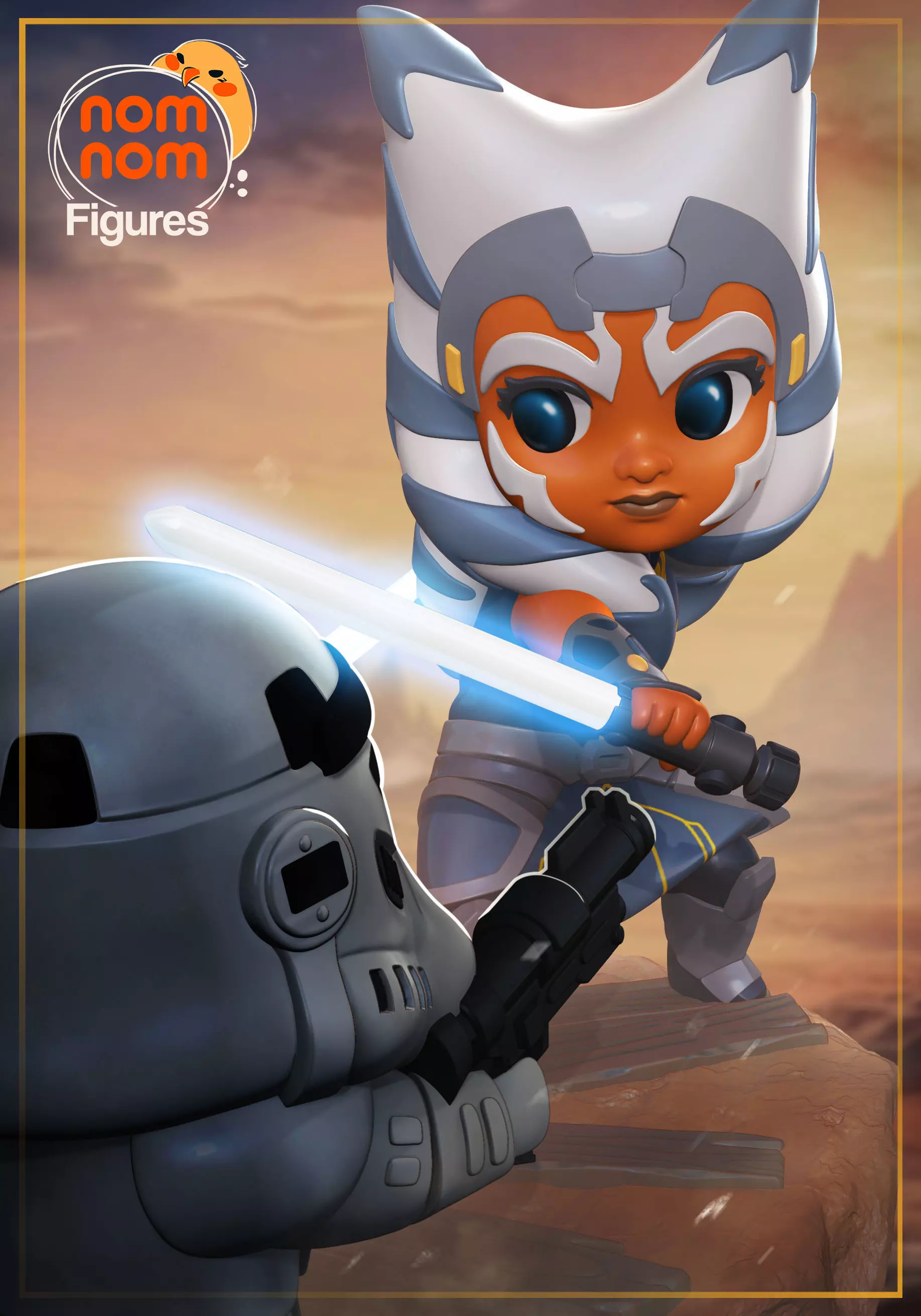 Chibi Ahsoka Tano - Star Wars 3D print model_0