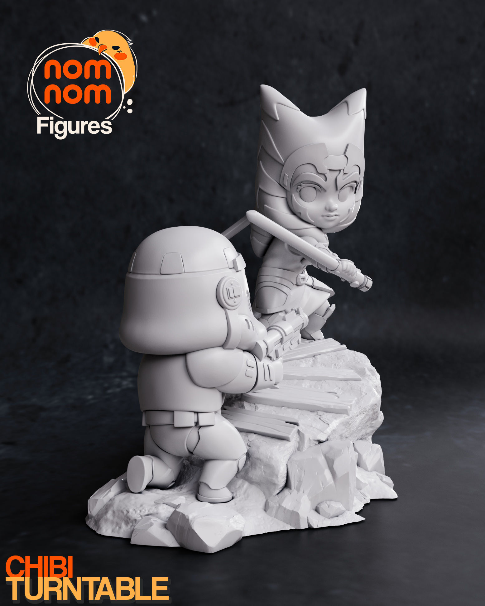 Chibi Ahsoka Tano - Star Wars 3D print model_5