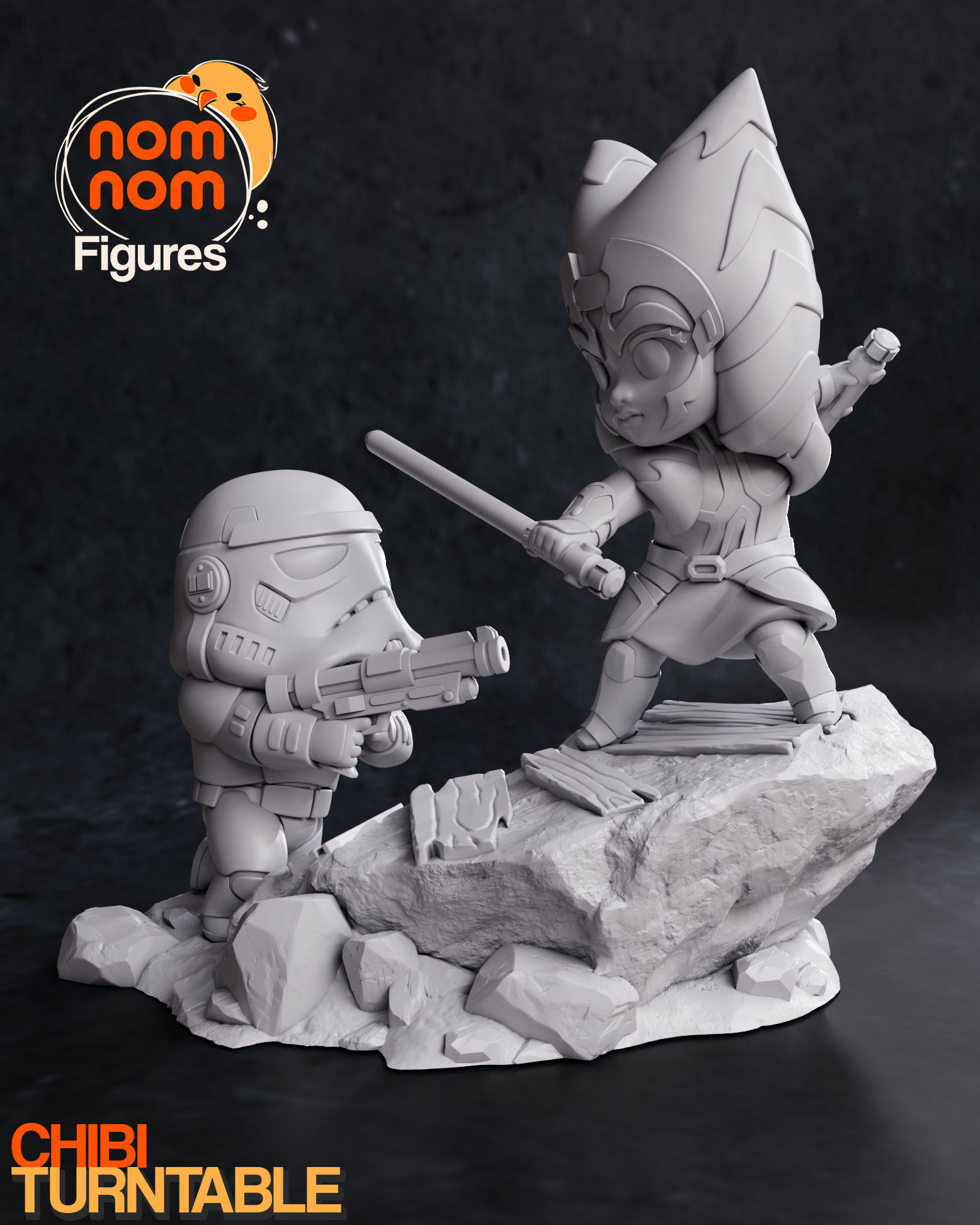 Chibi Ahsoka Tano - Star Wars 3D print model_6