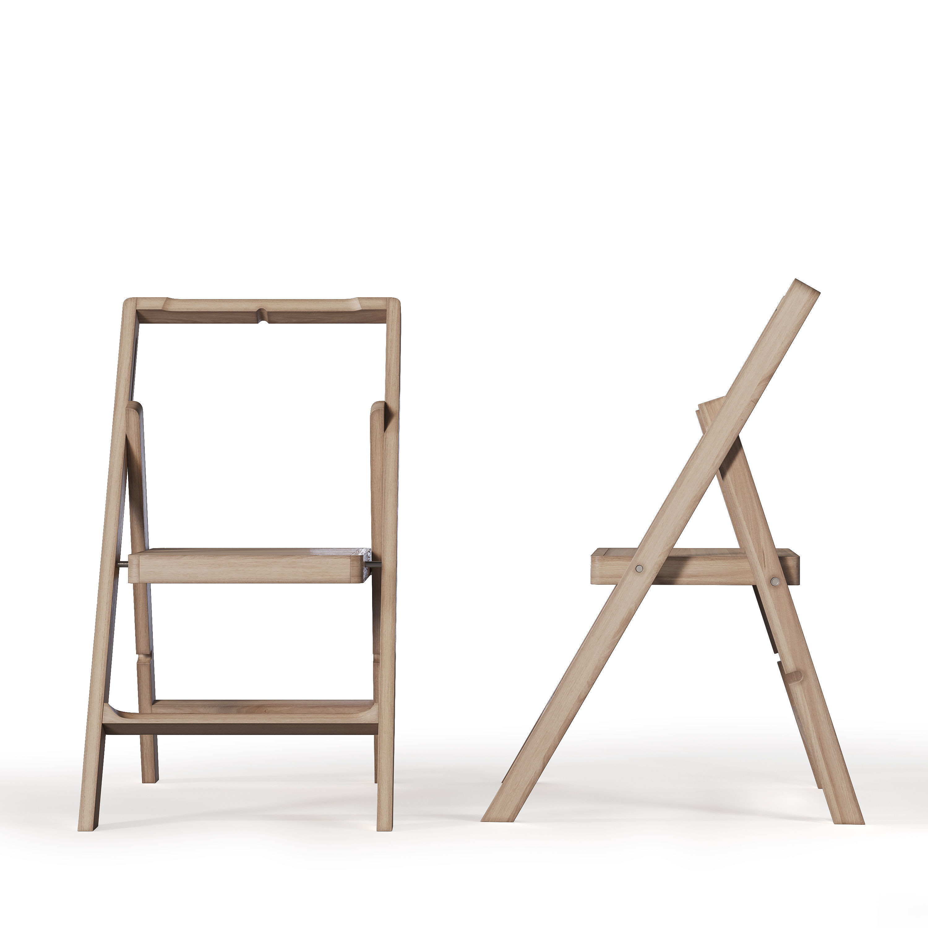 Step Mini Stepladder 3D model_1