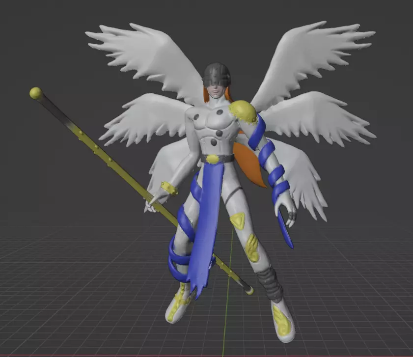 angemon 3D print model_0