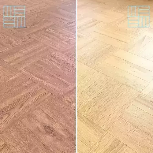 Parquet - Laminate - Wooden floor 2 in 1