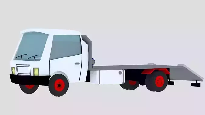 cartoon tow truck