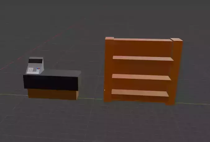 low polly store pack