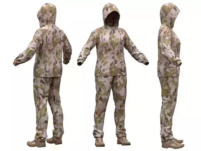 Female Military Outfit 3