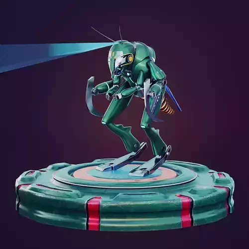Grasshopper robot 3D model