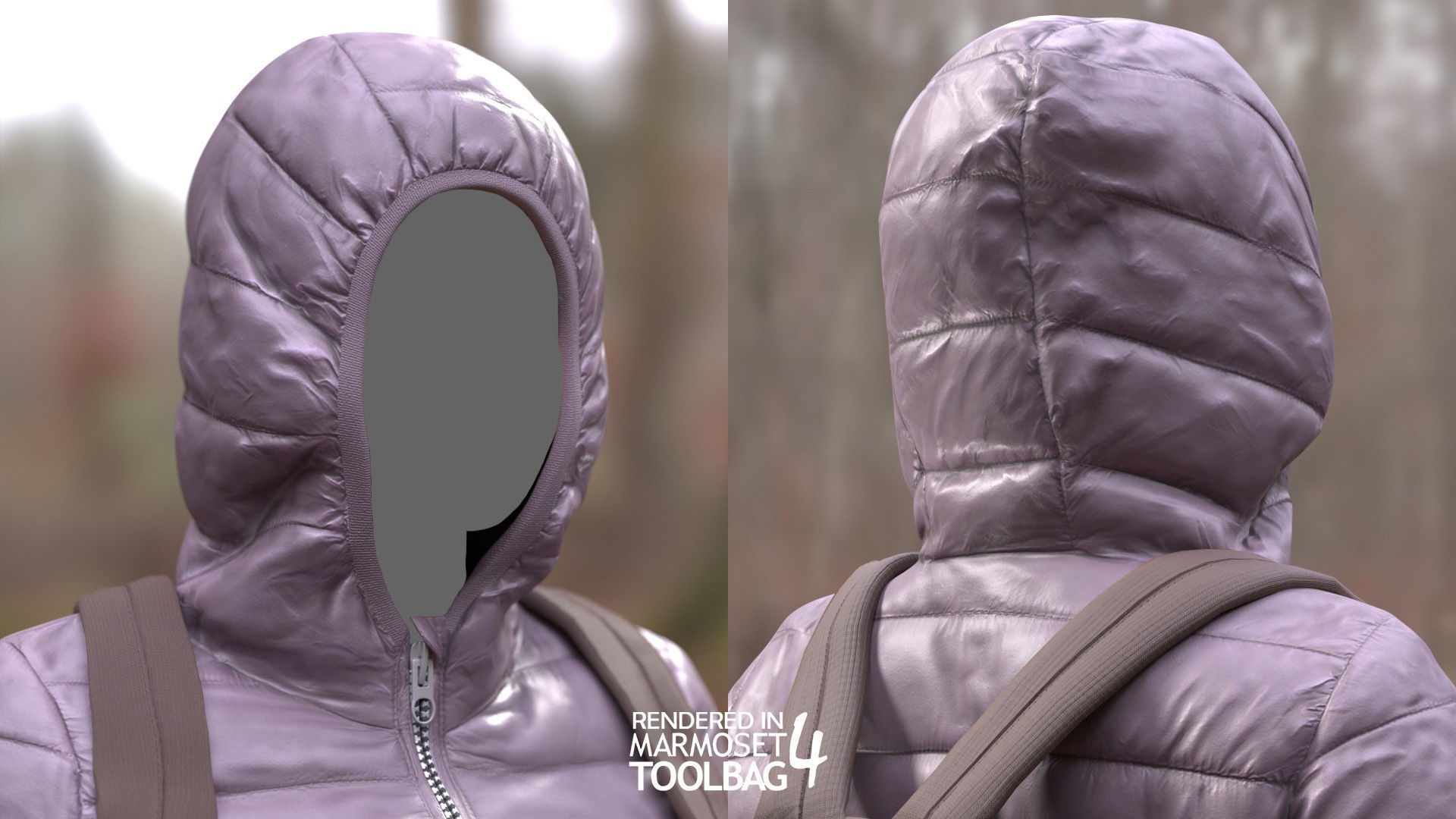 Female Winter Outfit 3 Low-poly 3D model_12